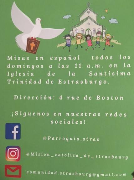 Quelle: Rita Hasbun, comunidad católica de hispano hablantes en Estrasburgo